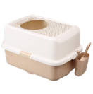 Closed Litter Box With Scoop YL004